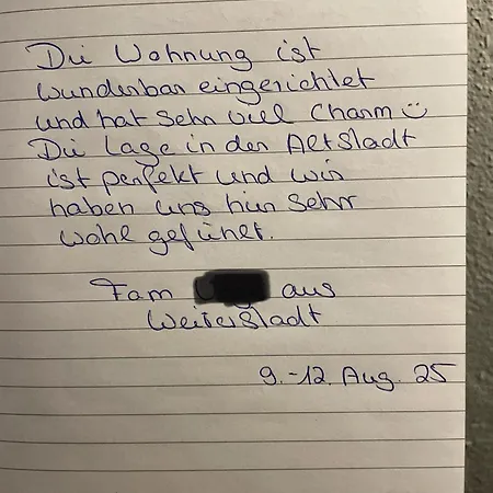 Apartmán Fachwerk Rustikal *